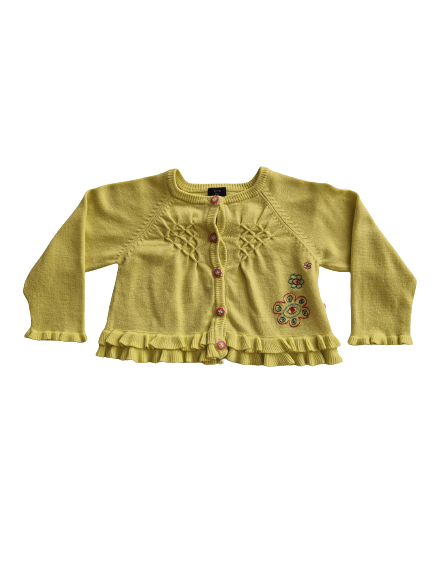 Gilet vert anis 6 mois