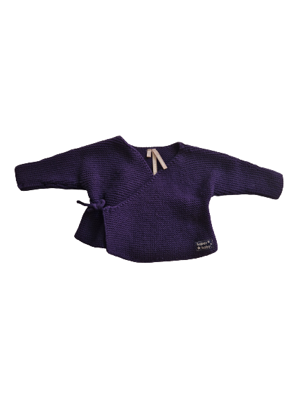 Gilet bleu naissance