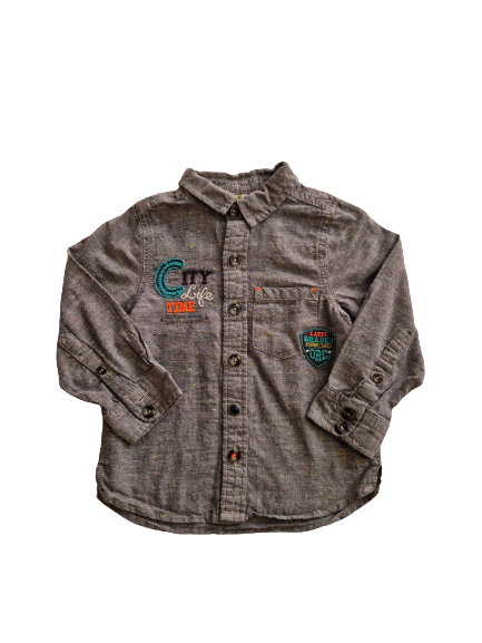 Chemise grise 24 mois
