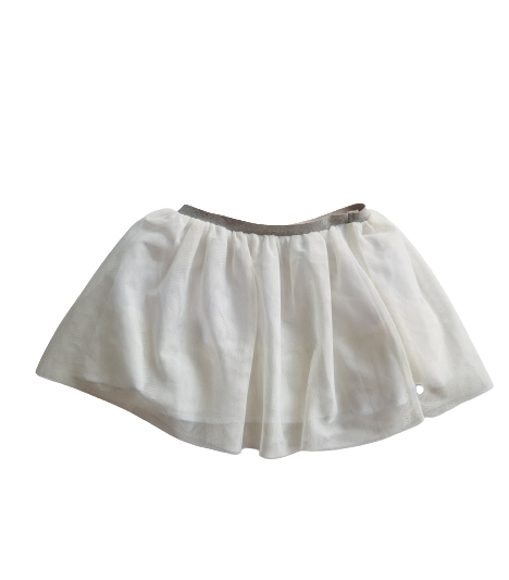 Jupon écru tulle pailleté 3 ans