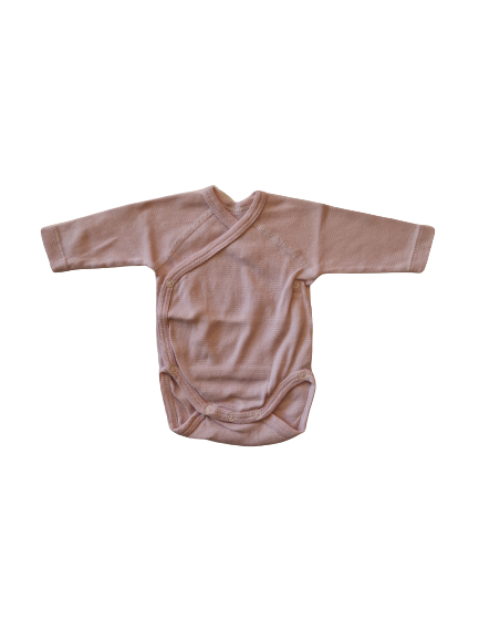 Body rayé rose naissance