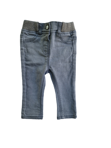 Pantalon slim gris 6 mois