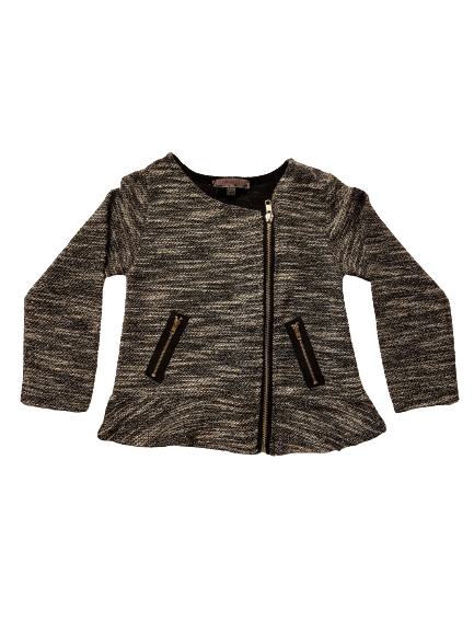 Veste noire et blanche 4 ans
