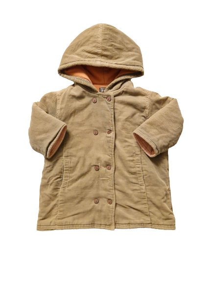 Manteau Kaki doublé polaire 18 mois