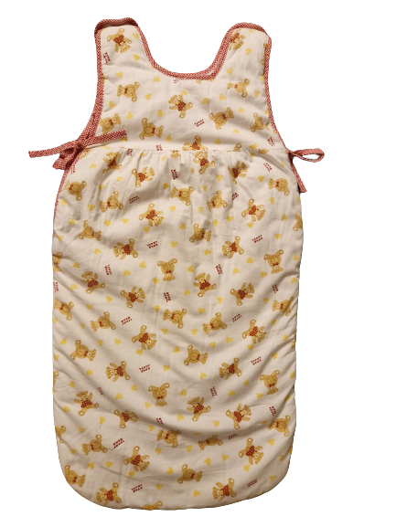 Gigoteuse blanche motif nounours 6-18 mois