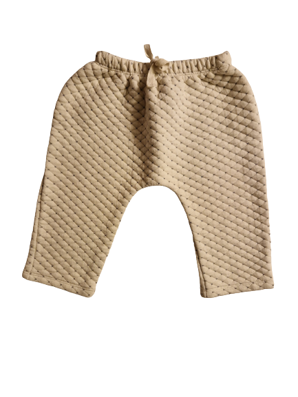 Pantalon écru matelassé  18 mois