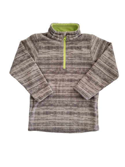 Pull polaire gris 3-4 ans