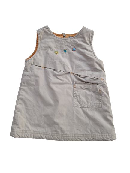 Robe beige doublé polaire 6 mois
