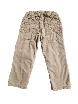 Pantalon cargo Kaki doublé polaire 5 ans