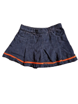 Jupe noire en velours 24 mois