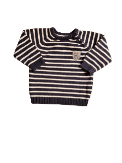 Pull marin en maille 12 mois