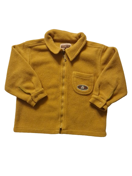 Veste polaire moutarde 5 ans