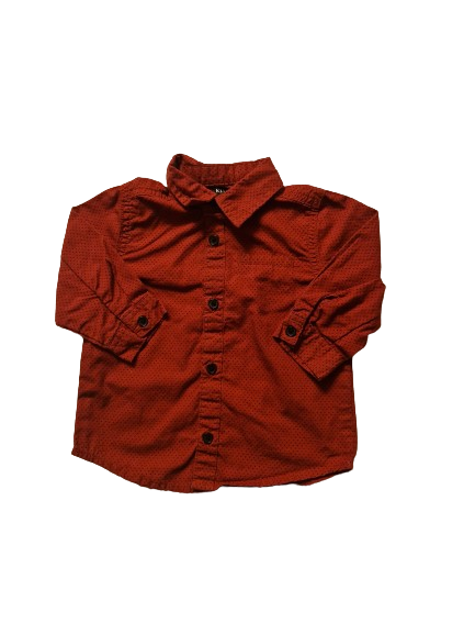 Chemise rouge 9 mois