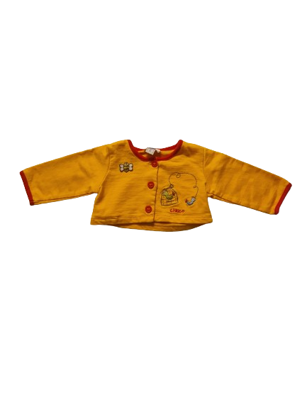 Cardigan orange 3 mois