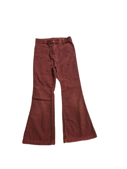 Pantalon violet en velours 6 ans