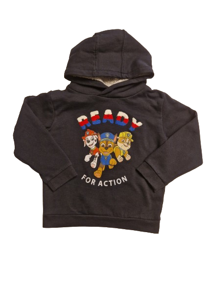 Sweat bleu à capuche Paw Patrol 4 ans