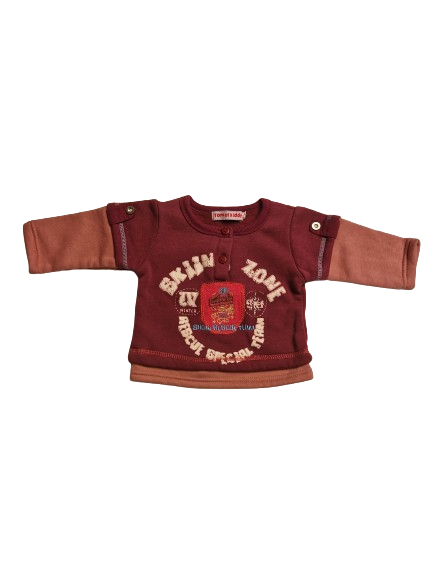 Sweat violet et rose 6 mois