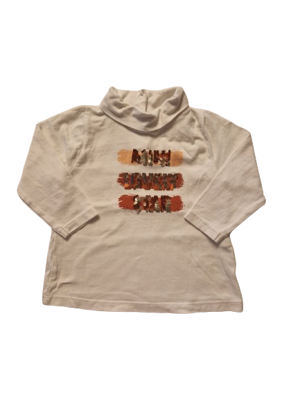 Sous-pull blanc 6 mois