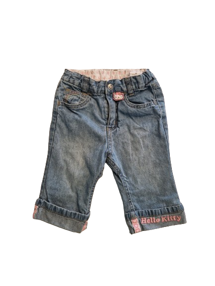 Jean clair doublé Hello Kitty 6 mois