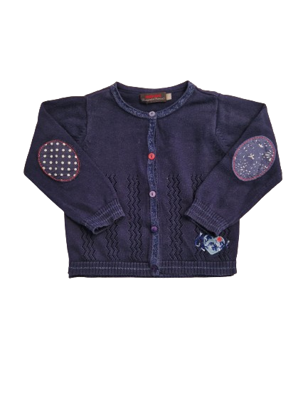 Gilet bleu 24 mois