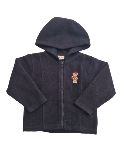 Veste noire polaire 24 mois