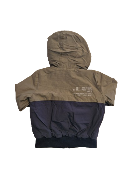 Blouson kaki et noir 24 mois