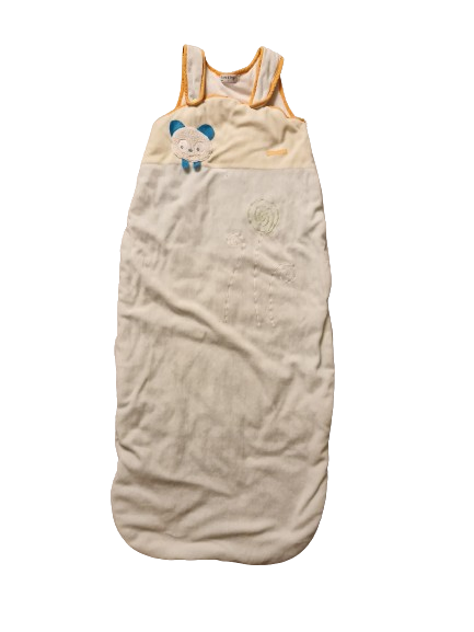 Gigoteuse grise en velours 6 mois-3 ans