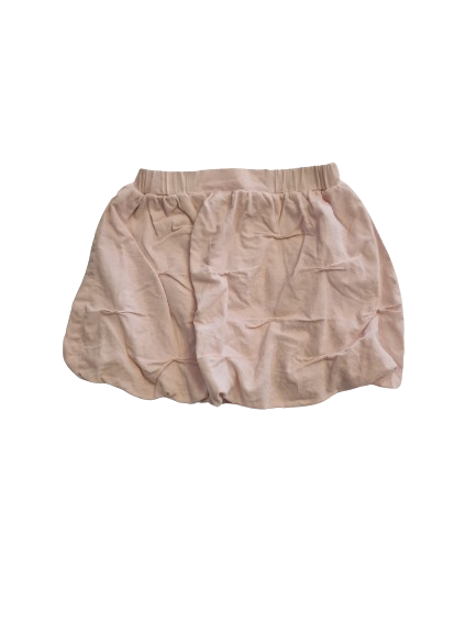 Jupe rose en velours  12 mois