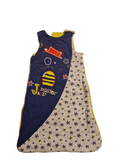 Gigoteuse bleu et grise 0-6 mois