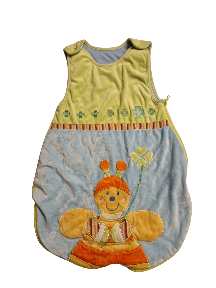 Gigoteuse bleu et verte 0-6 mois