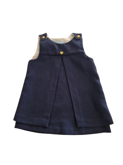 Robe bleu foncé 9 mois