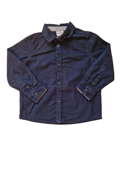 Chemise bleu foncé 3 ans