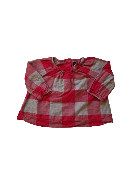 Blouse à carreaux 3-6 mois