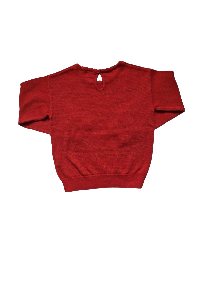 Pull rouge 6 ans