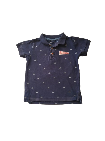 Polo bleu 3 ans