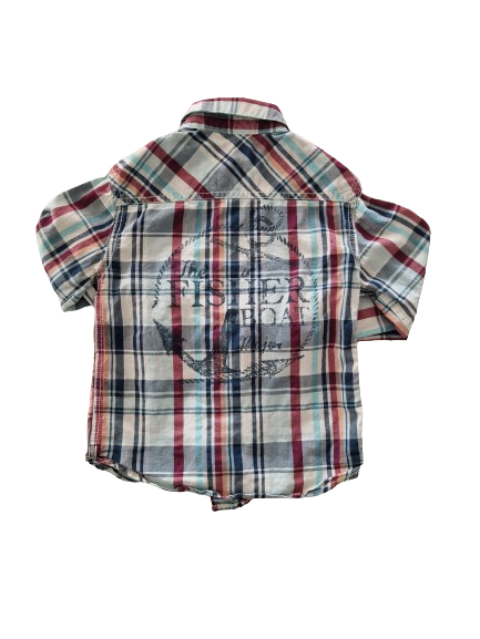 Chemise à carreaux 4 ans
