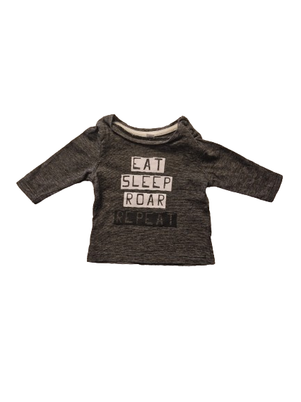Tee-shirt gris 1 mois