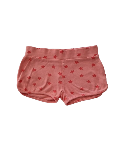 Short orange motif étoiles 4 ans