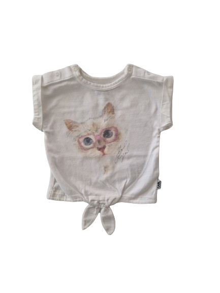 Tee-shirt blanc 1 mois