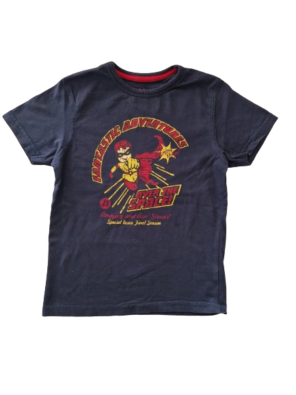 Tee-shirt bleu 5-6 ans