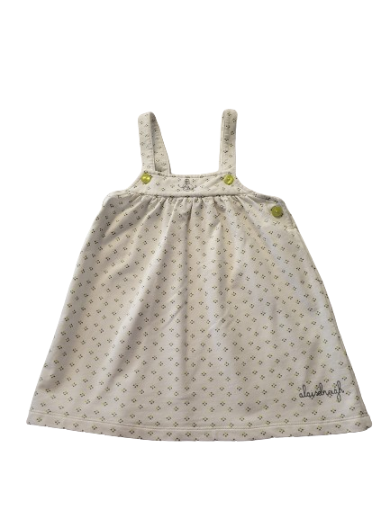 Robe écru imprimée 18 mois