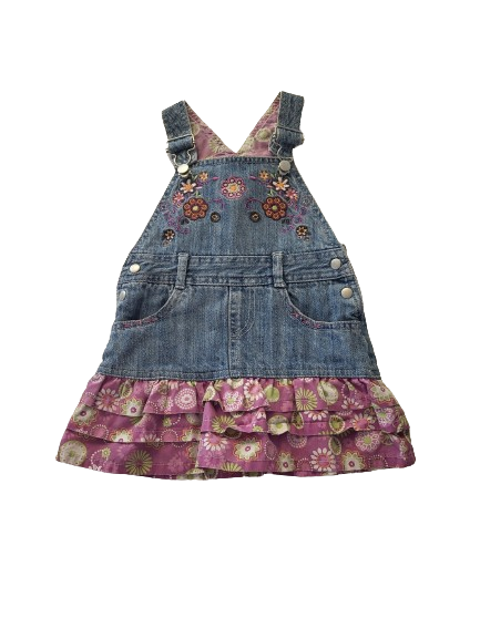 Robe salopette en jean 18 mois