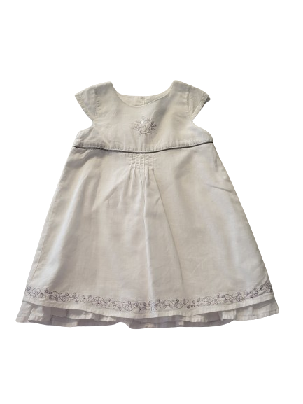 Robe blanche 18 mois