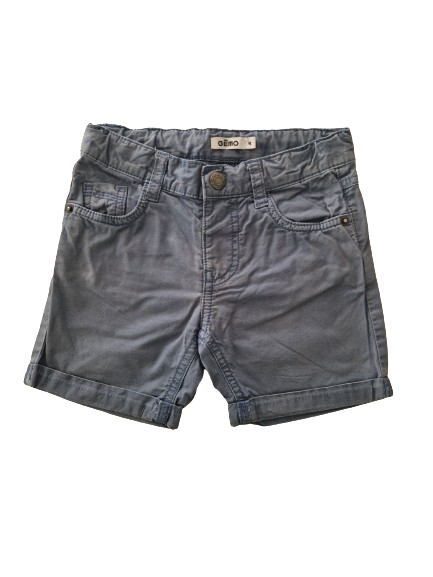 Short bleu et gris 4 ans
