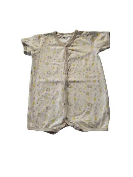 Combishort blanche imprimée 24 mois