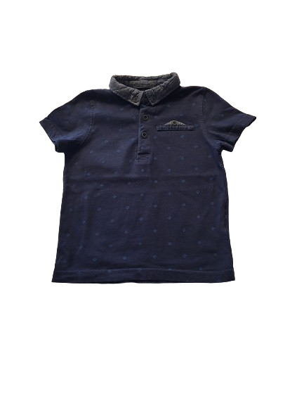 Polo bleu 3 ans