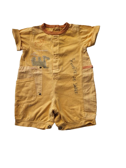 Combishort orange 6 mois
