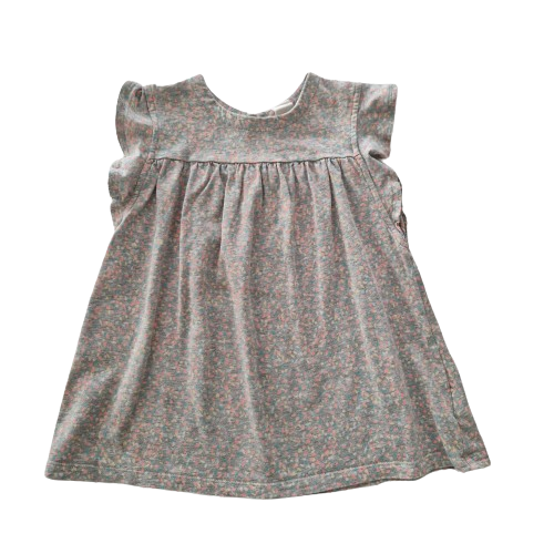 Robe grise imprimée 24 mois