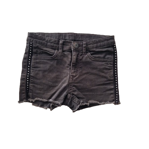 Short en jean noir 5-6 ans