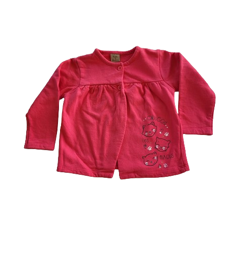 Cardigan fuchsia 12 mois